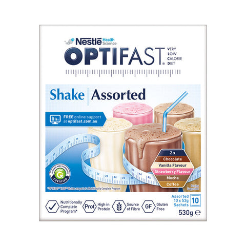 Optifast VLCD Shakes Assorted Flavours 10 pack