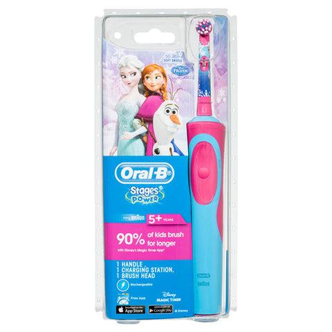 Oral-B Stages Power 5+ Years Soft Electric Toothbrush (Frozen) 1 pack