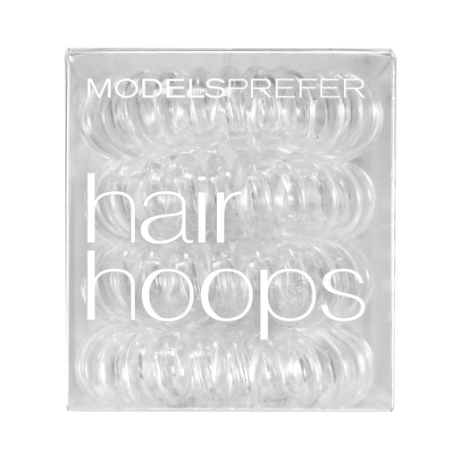 Models Prefer Hair Spirals Clear 4 pack