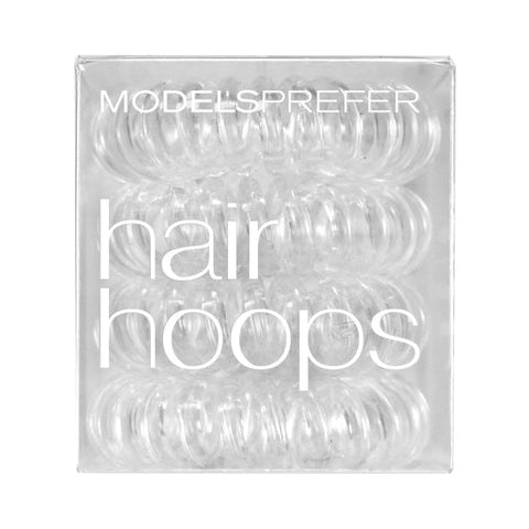 Models Prefer Hair Spirals Clear 4 pack