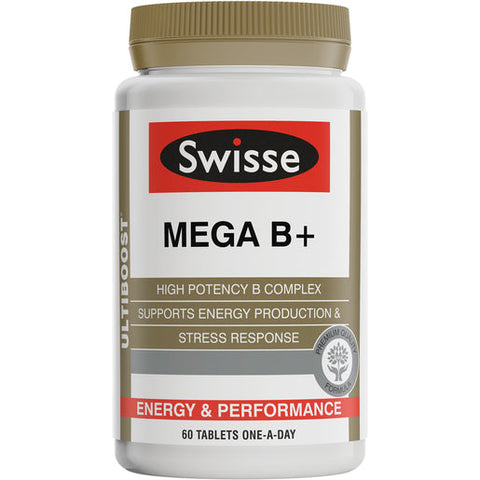 Swisse Ultiboost Mega B+ 60 tablets