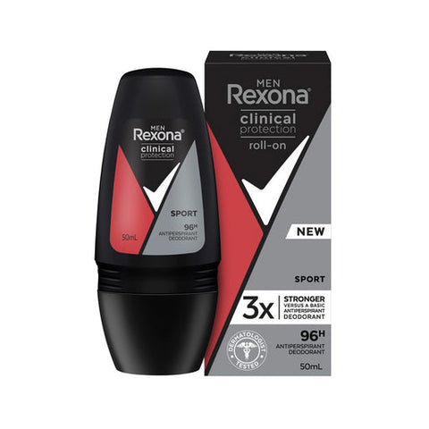 Rexona Men Clinical Protection Antiperspirant Deodorant Roll On Sport 50 ml