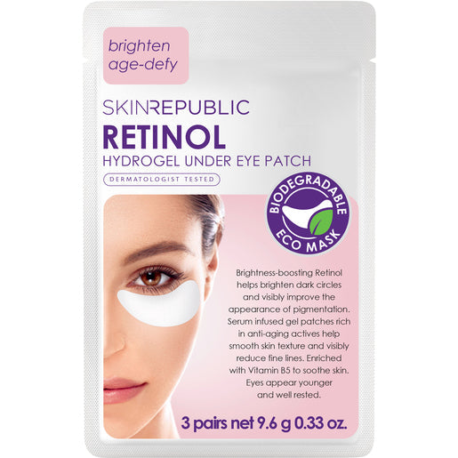 Skin Republic Retinol Biodegradable Under Eye Patches 3 pairs
