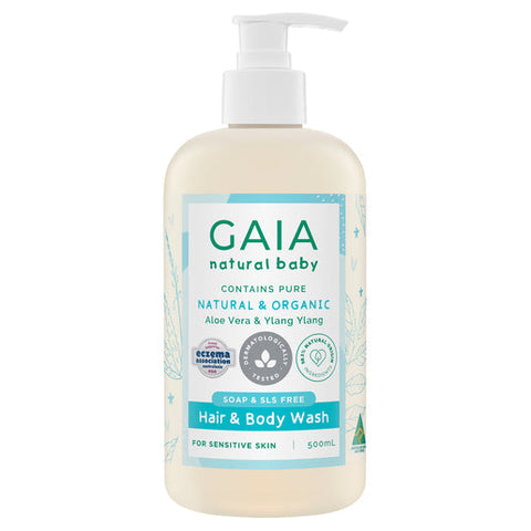 GAIA Natural Baby Hair & Body Wash 500 ml