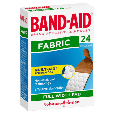 BAND-AID Fabric Adhesive Strips 24 pack