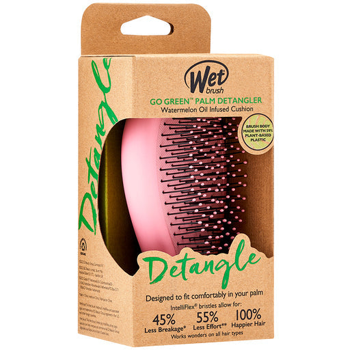 Wet Brush Go Green Palm Detangler Watermelon Oil Infused Cushion