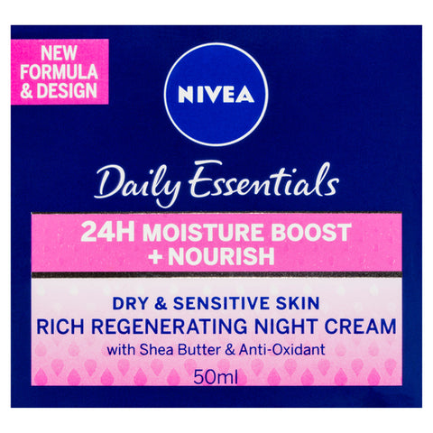 NIVEA Daily Essentials Rich Regenerating Night Cream 50 ml