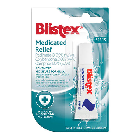 Blistex Medicated Relief Lip Ointment SPF15 6 g