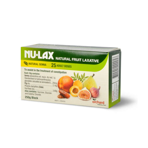 Nu-Lax Fruit Laxative Block 250 g