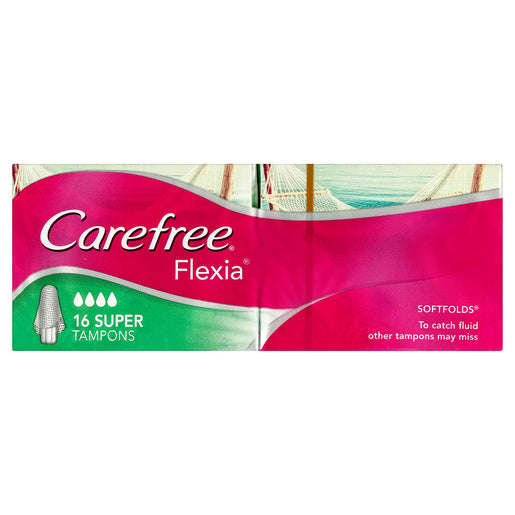 Carefree Flexia Tampons Super 16 pack