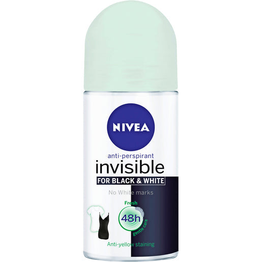 NIVEA Antiperspirant Roll-On Deodorant Invisible Fresh 50 ml