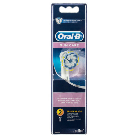 Oral-B Gum Care Replacement Electric Toothbrush Heads 2 pack