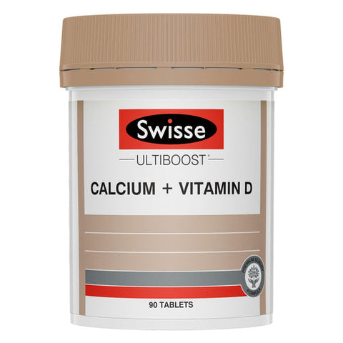 Swisse Ultiboost Calcium + Vitamin D 90 tablets