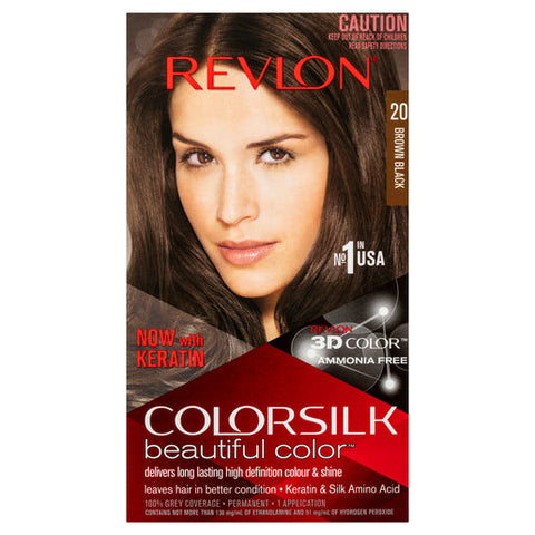 Revlon Colorsilk 20 Brown Black 130 ml