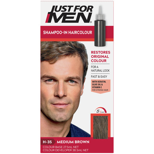 Just For Men Hair Colour Medium Brown 66 ml