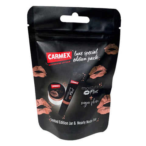 Carmex Lip Balm Limited Edition Luxe Pouch 2 piece