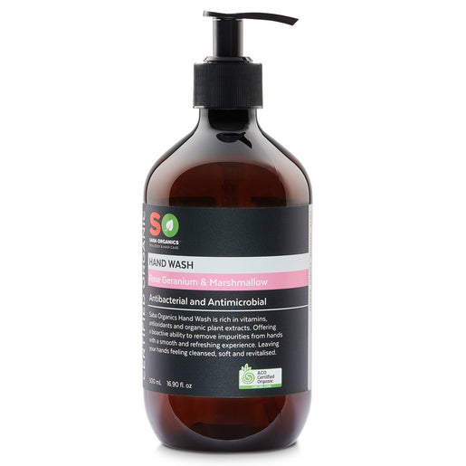 Saba Organics Rose Geranium & Marshmallow Hand Wash 500 ml
