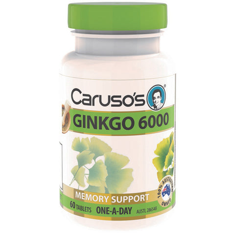 Caruso's Natural Health Ginkgo 6000 60 tablets