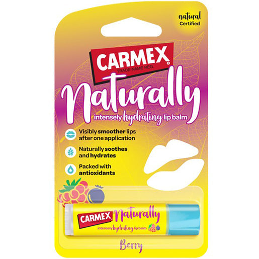 Carmex Naturally Intensely Hydrating Lip Balm Berry 4.2 g