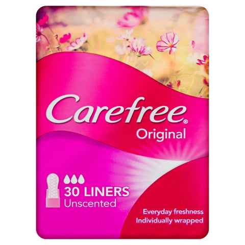 Carefree Unscented Original Liners 30 pack