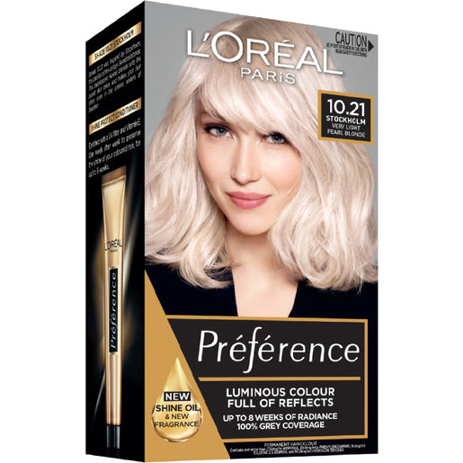 L'Oréal Paris Préférence 10.21 Stockholm Very Light Pearl Blonde 1 pack