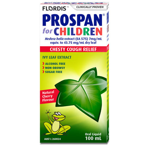 Prospan For Children Chesty Cough Relief Ivy Leaf Extract Natural Cherry Flavour 100 ml