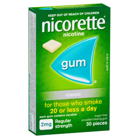 NICORETTE® Gum Classic 2mg 30 pack