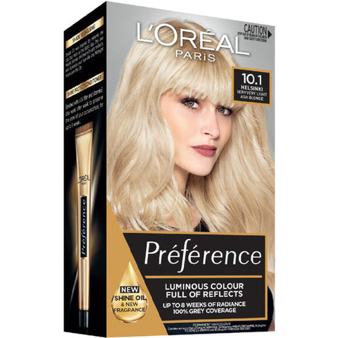 L'Oréal Paris Préférence 10.1 Helsinki Very Very Light Ash Blonde 1 pack