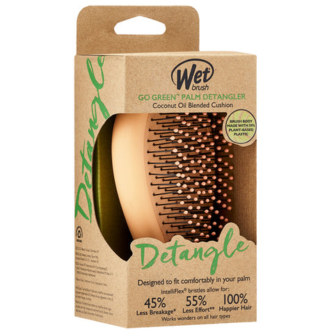 Wet Brush Go Green Palm Detangler Coconut Oil Blended Cushion