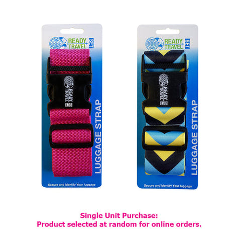 Ready Set Travel Luggage Strap with Logo Buckle 1 ea