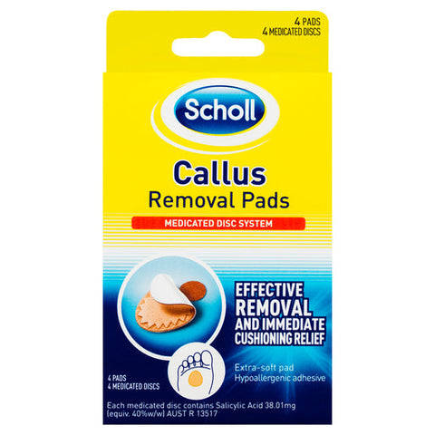 Scholl Callus Removal Pads 4 pack