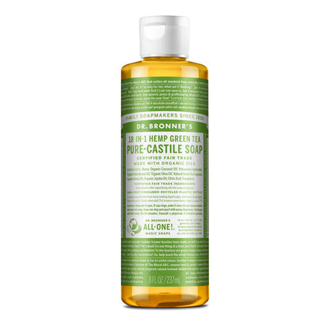 DR. BRONNER'S Green Tea Pure-Castile Liquid Soap 237 ml
