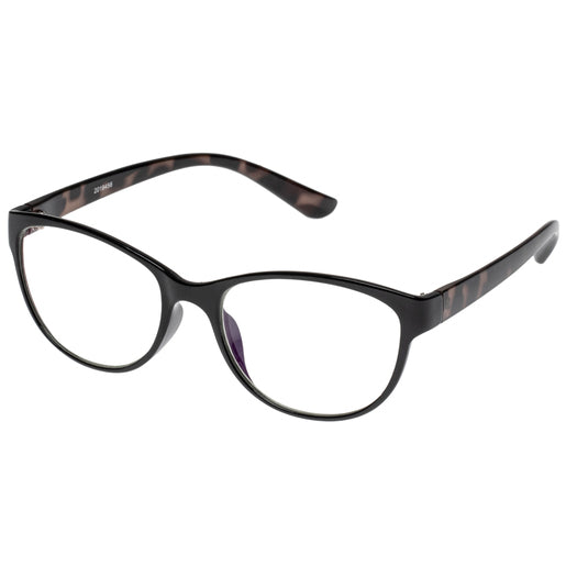 Provence Readers Swing Black Tort Women's Blue Light 0.00 Reading Glasses 1 pair