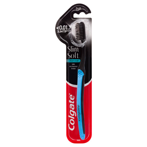 Colgate Slimsoft Charcoal Toothbrush Soft 1 ea