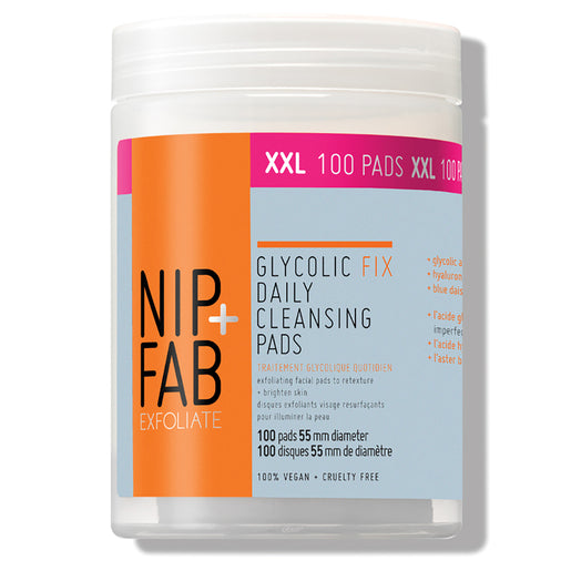 NIP+FAB Glycolic Fix Daily Cleansing Pads XXL 100 pack