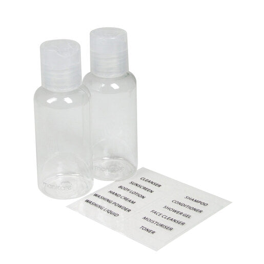 Manicare Travel Bottles 2 pack