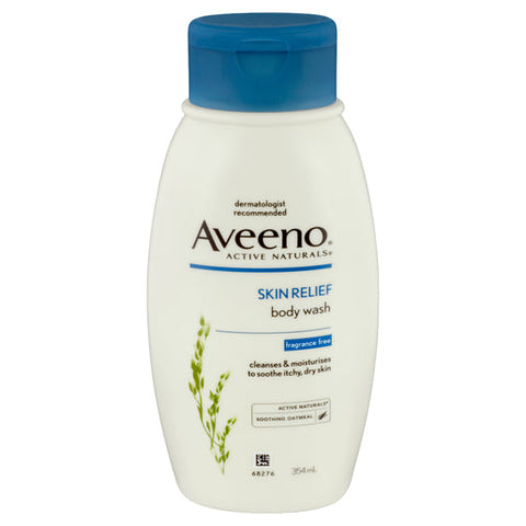 Aveeno Skin Relief Body Wash Fragrance Free 354 ml