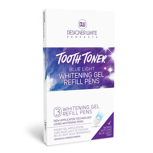 Designer White Tooth Toner Refill Pens 3 pack