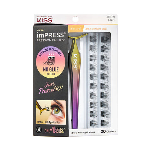 Kiss Impress Press-On Falsies Natural 1 kit