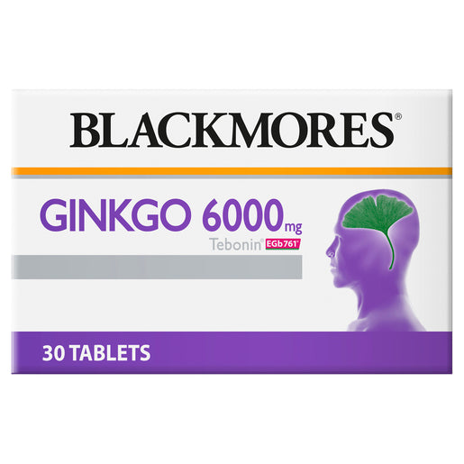 Blackmores Ginkgo 6000mg 30 tablets