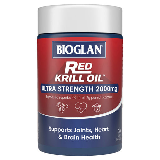 Bioglan Red Krill Oil Ultra Strength 2000mg 30 capsules