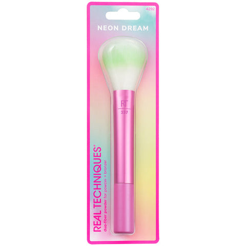 Real Techniques Neon Dream Duo-Fiber Powder Brush 1 ea