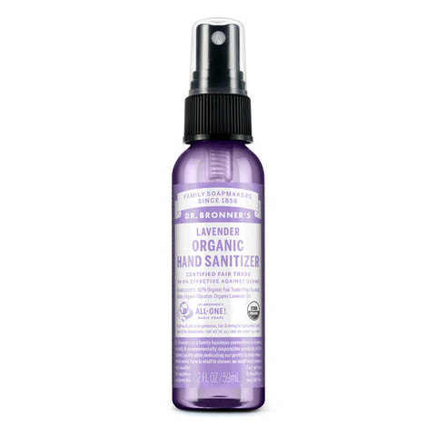 DR. BRONNER'S Lavender Organic Hand Sanitizer 59 ml