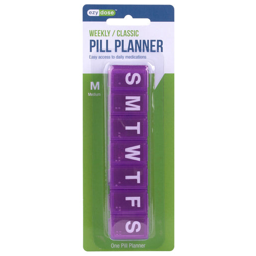 Ezy Dose 7 Day Pill Reminder, Medium 1 ea