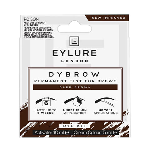 Eylure Dybrow Permanent Tint Dark Brown 1 kit