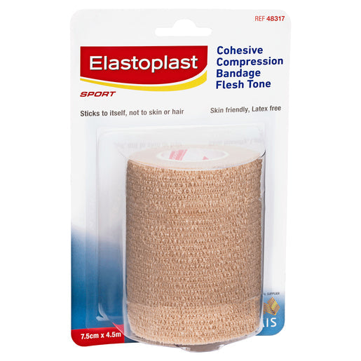 Elastoplast Sport Cohesive Bandage Flesh Tone 7.5cm x 4.5m 1 ea