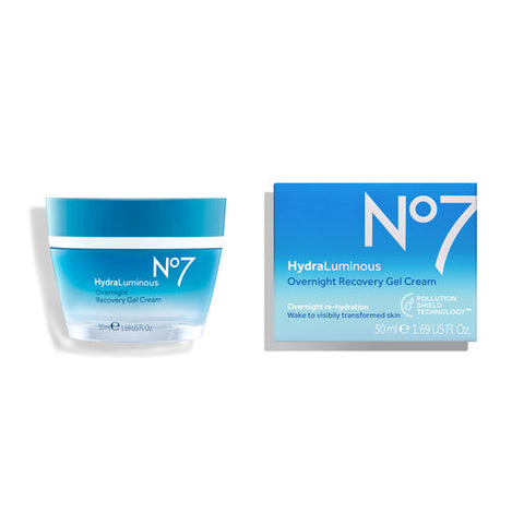 No7 HydraLuminous Overnight Recovery Gel Cream 50 ml