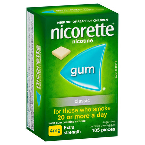 NICORETTE® Gum Classic 4mg 105 pack