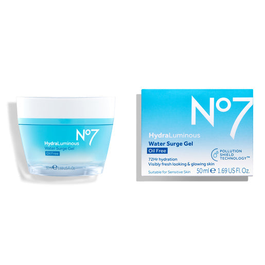 No7 HydraLuminous Water Surge Gel Oil Free 50 ml