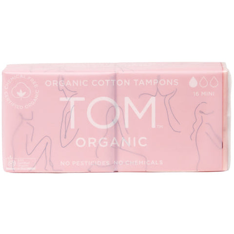 TOM Organic Mini Tampons 16 pack